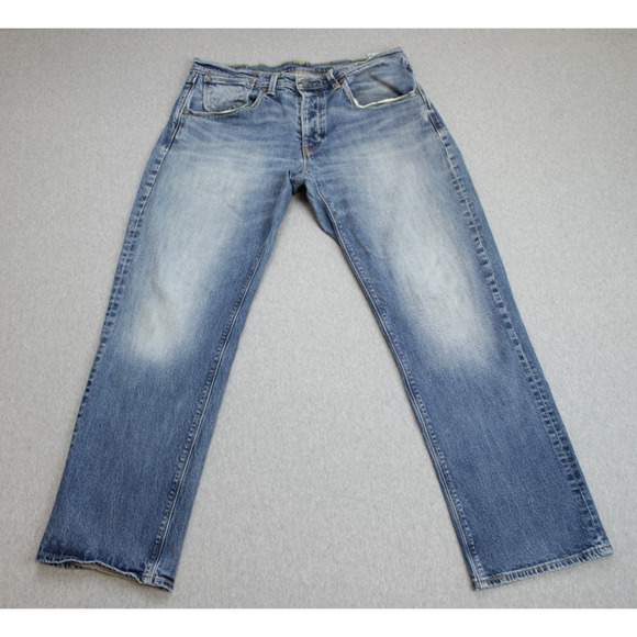 Levi's Other - Levis Jeans Mens Size 34 X 30 Blue 514 Cotton Blend Button Fly Straight Stretch